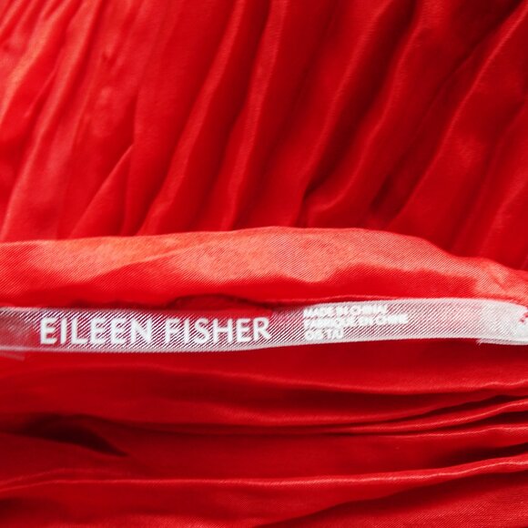 EILEEN FISHER Whisper Transitional Silk Scarf in Flame Color - Picture 8 of 9